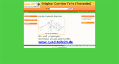 Desktop Screenshot of can-am-ersatzteile.de