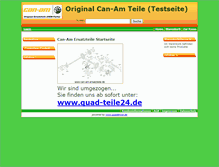 Tablet Screenshot of can-am-ersatzteile.de